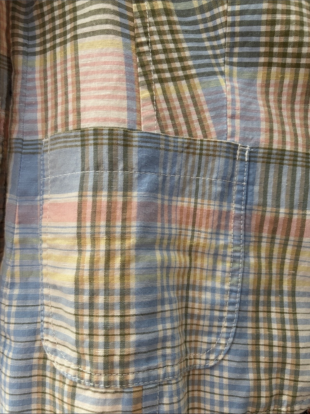 Like New Talbots Pastel Plaid Blazer - Picture 3 of 6